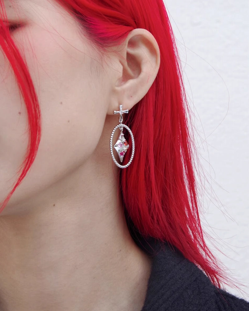 Summons The Protoss Cross Star Earrings