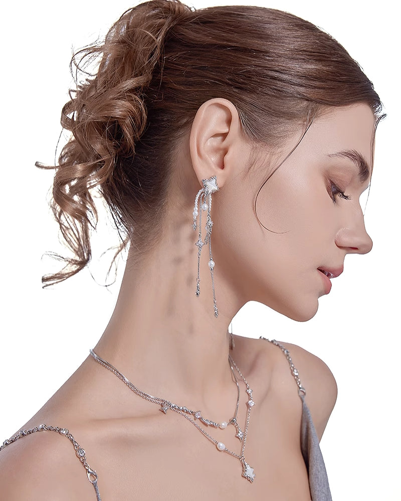Stars Attraction Tassel Earrings