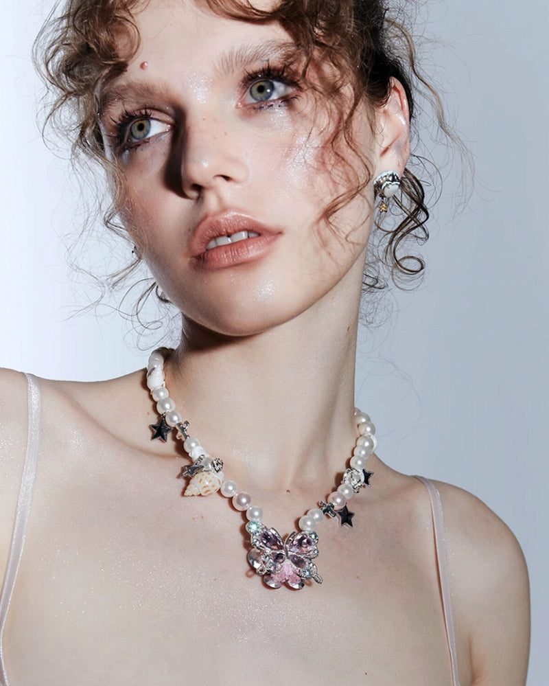 Seaside Girl Butterfly Necklace