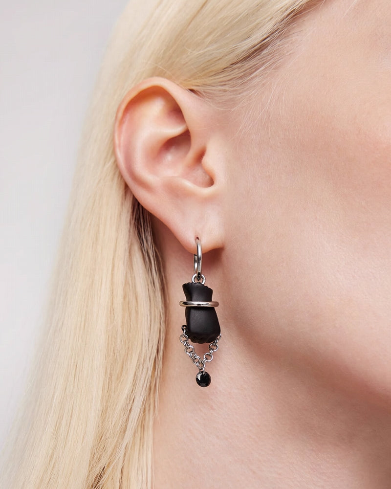 Black Gloves Earrings