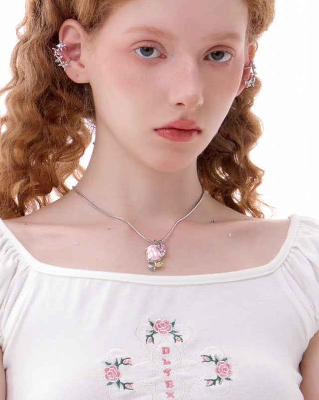 Tulip Flower Necklace