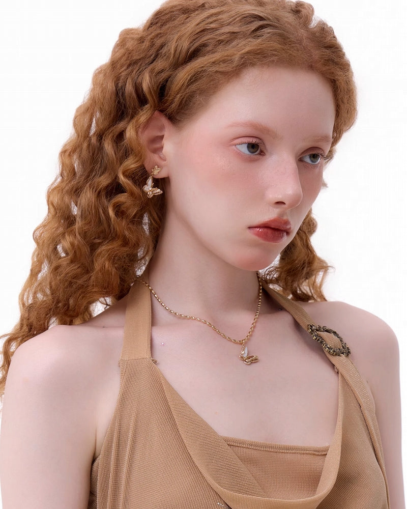 Golden Butterfly Necklace