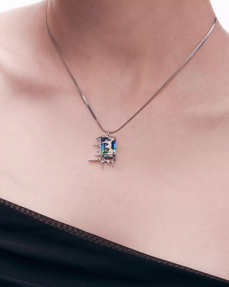Dark Erosion Rheology Simple Necklace