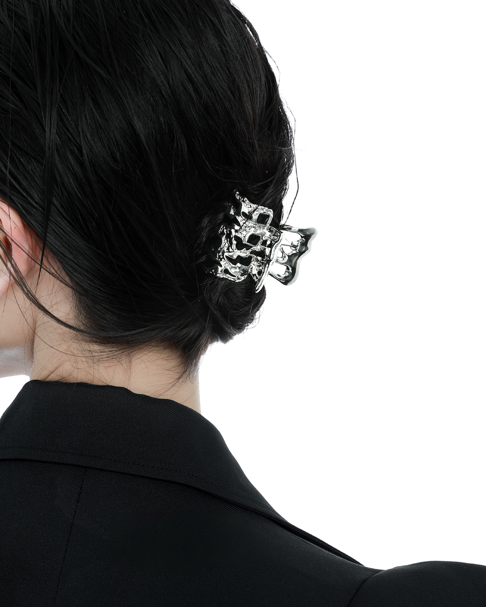 Melting Checker Hair Clip