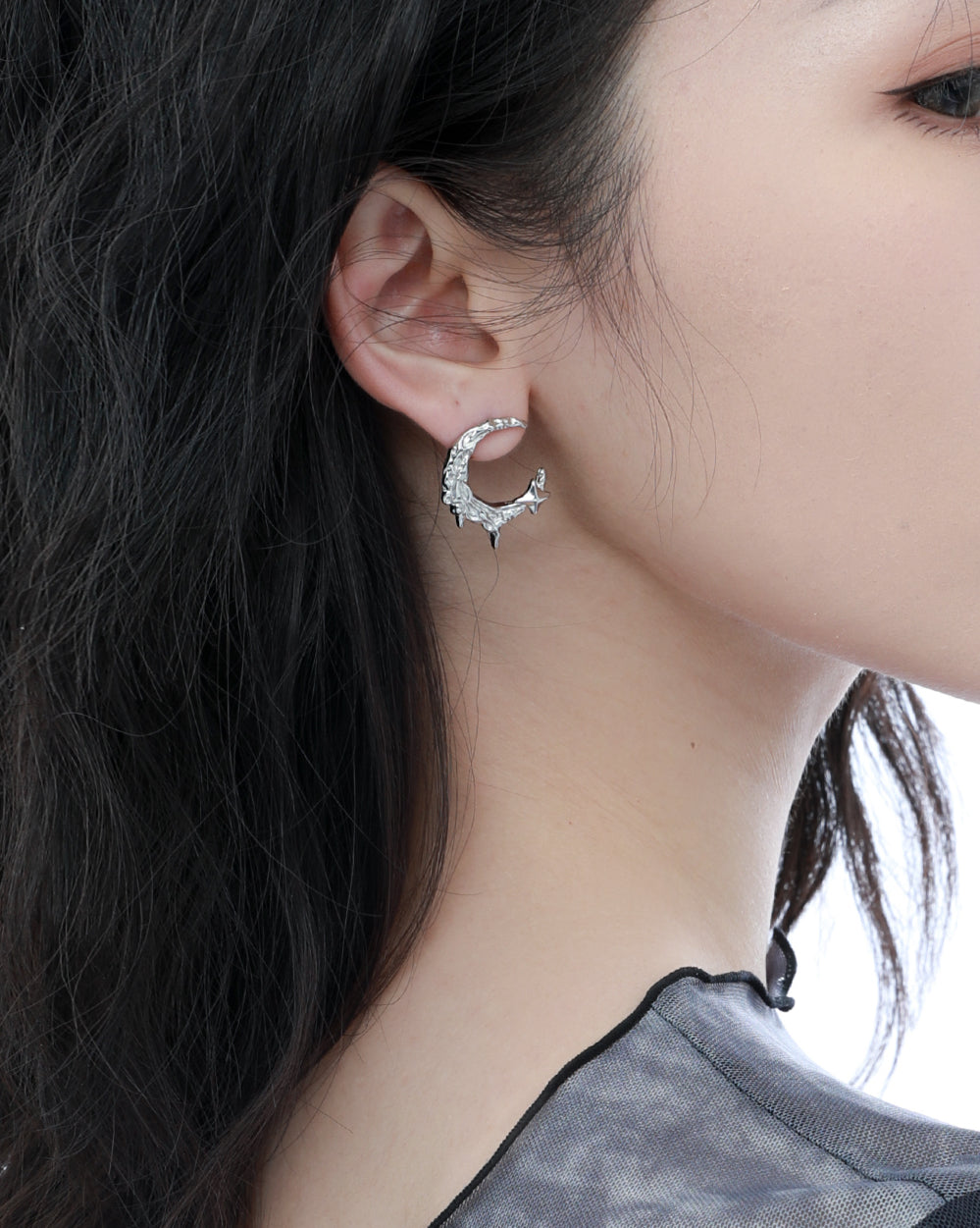 Melting Moon Earrings