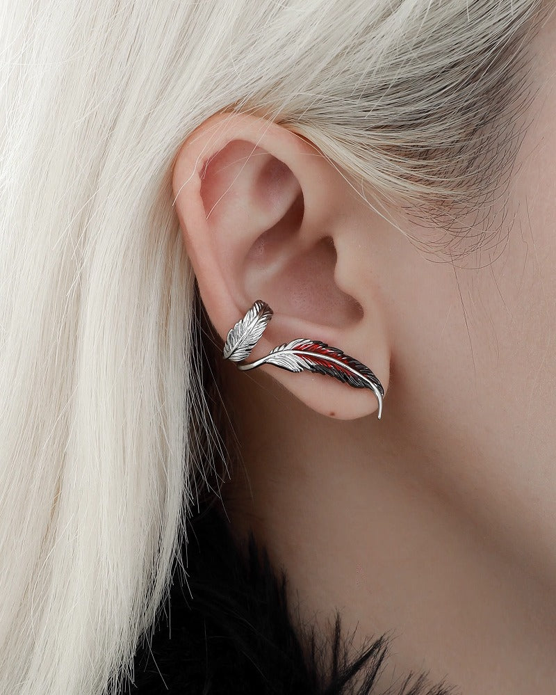 Floating Crane Asymmetrical Cuffs
