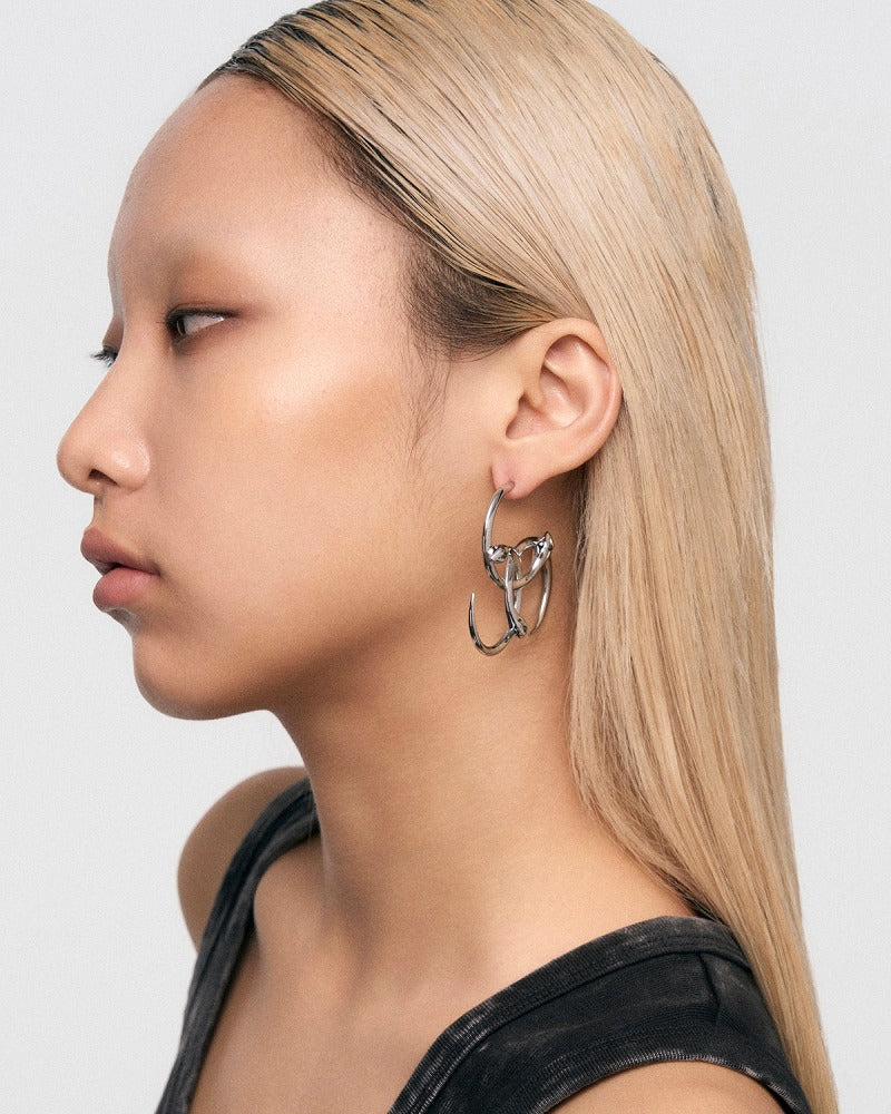 Three Snake Earrings