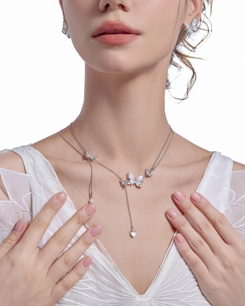 Butterfly Dance Layer Necklace