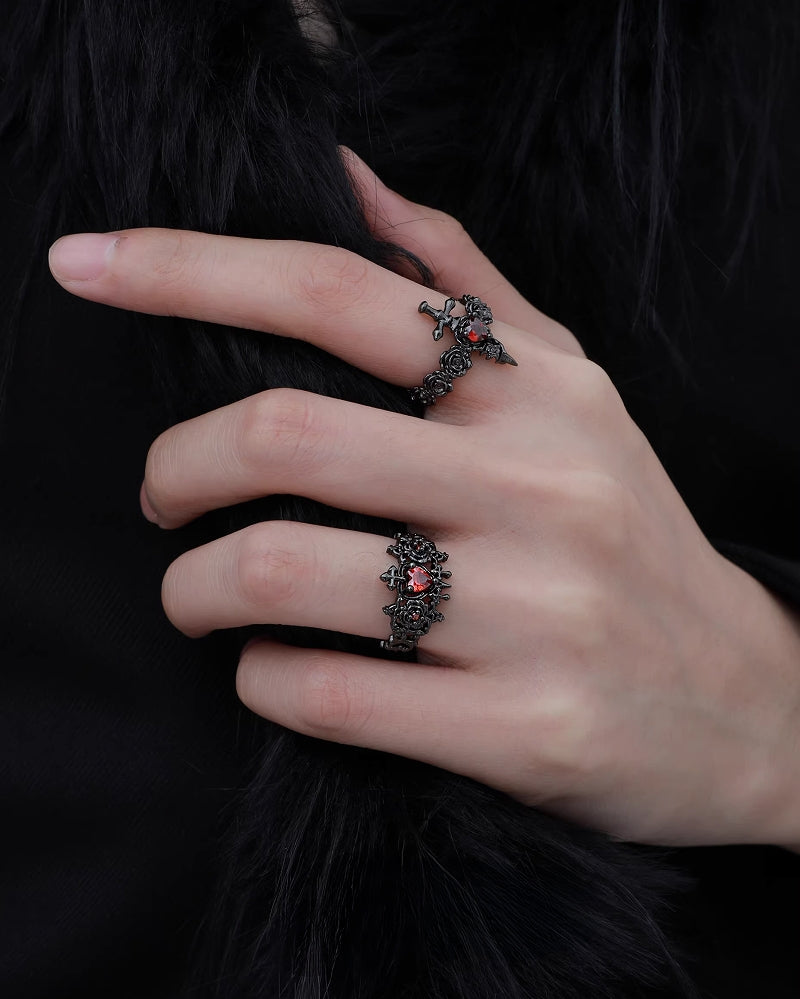 Forbidden Rose Sword Ring