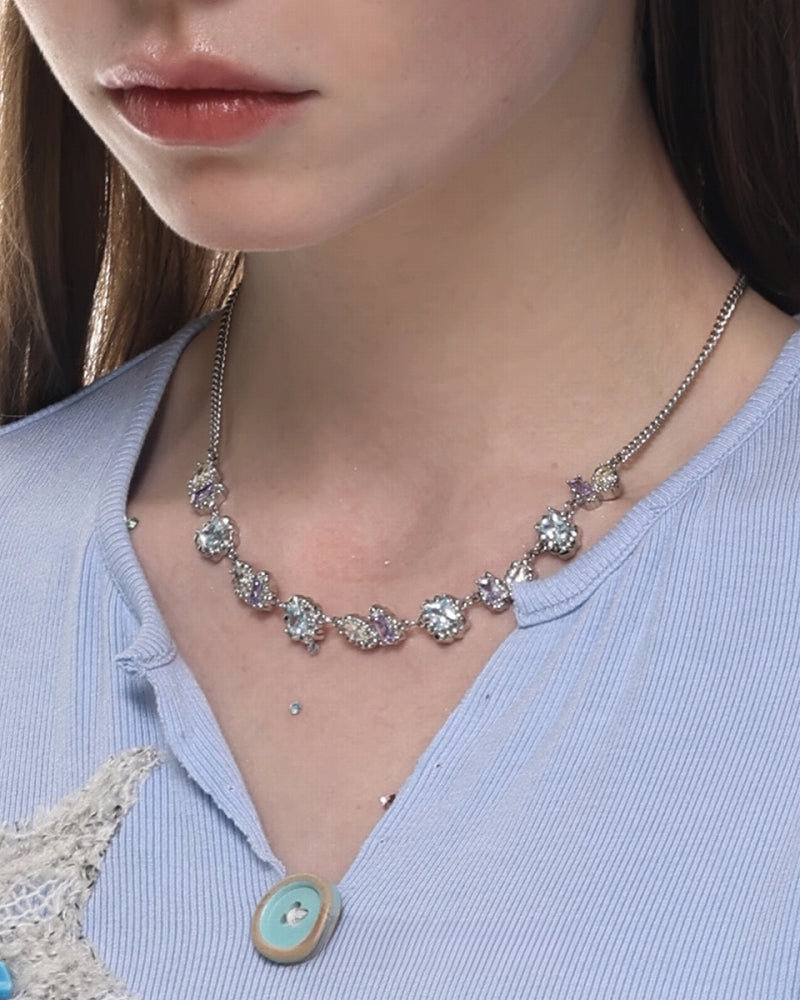 Jellybean Purple Blue Dopamine Necklace