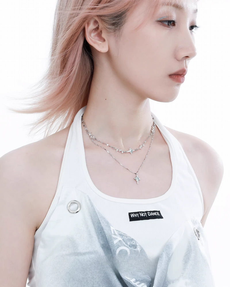 Sea Starry Sky Double Layer Necklace