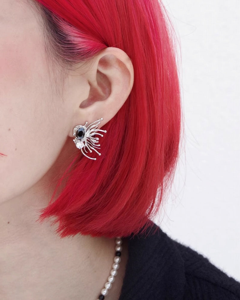 Black Butterfly Earrings