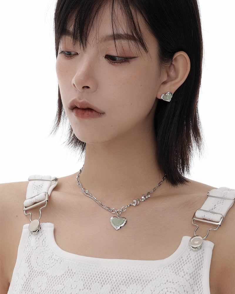 Green Tea Heart Necklace01
