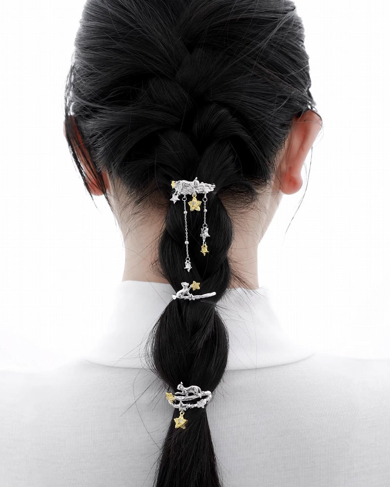 Star Cat Hair Clip