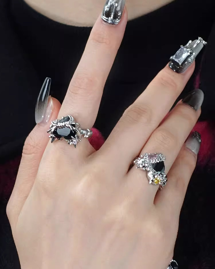 Seal Heart Lock Love Ring