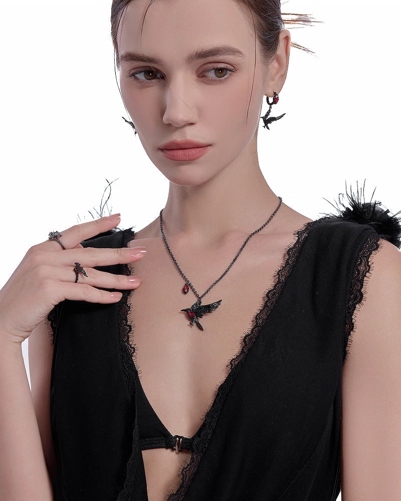Thorn Dark Crow Necklace