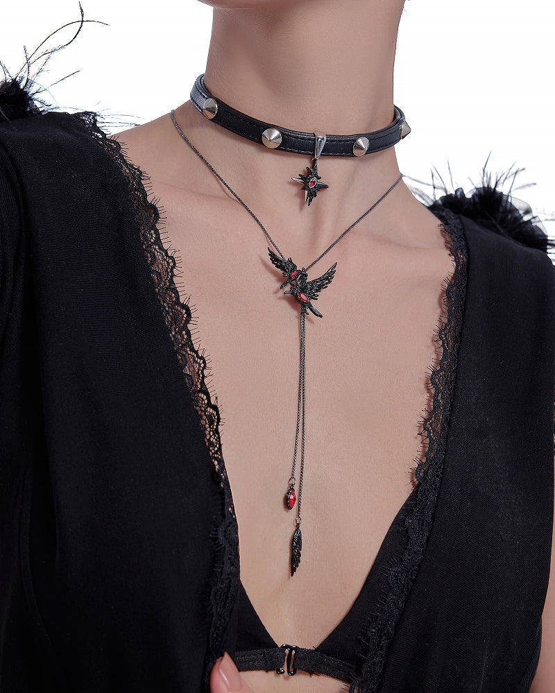 Thorn Dark Crow Choker & Necklace