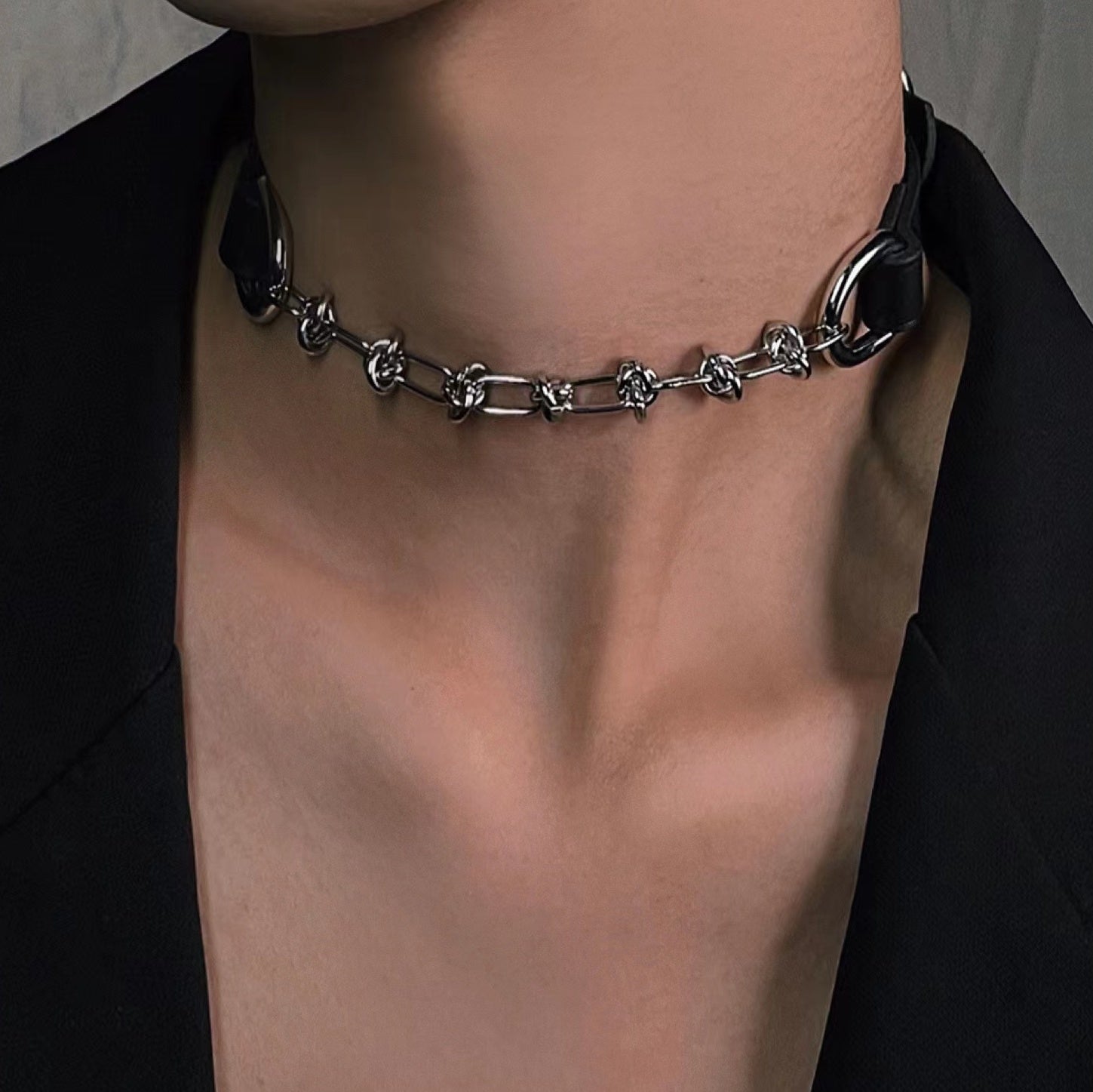 Punk Leather Choker