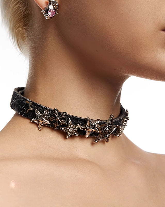 Star Snake Winding Choker