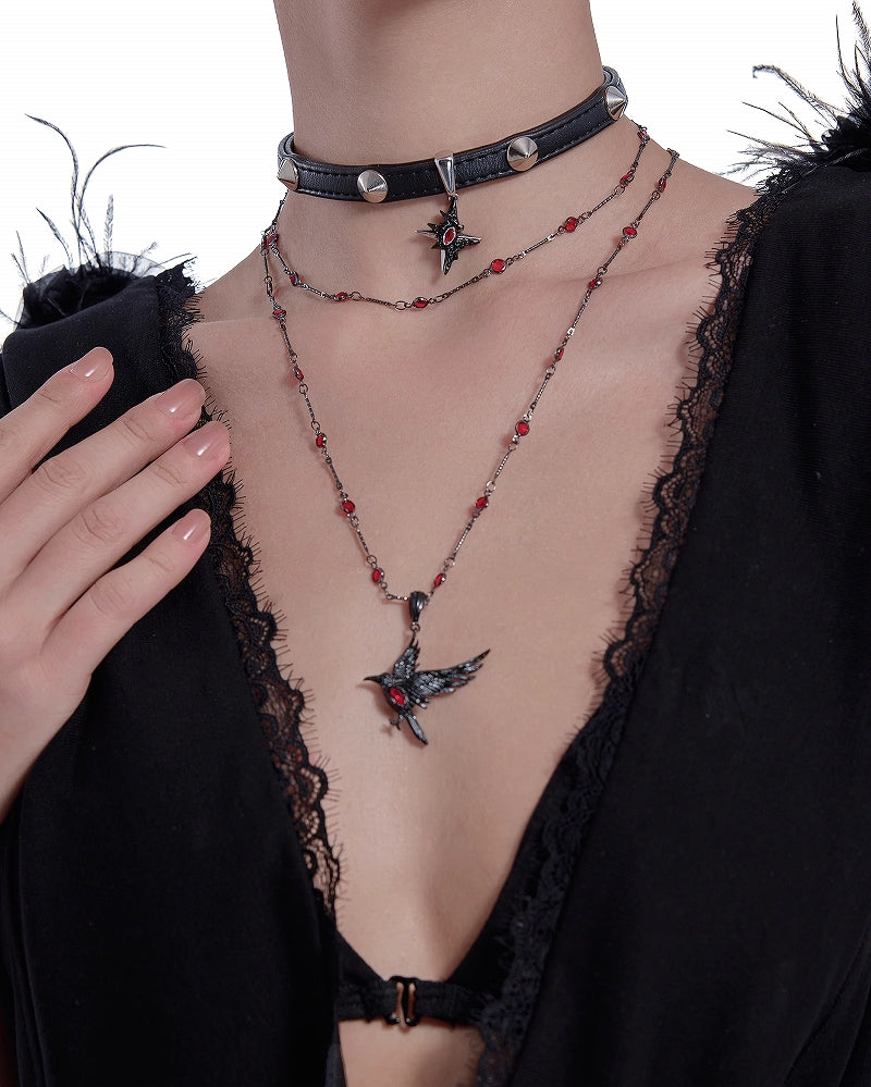Thorn Dark Crow Choker & Necklace