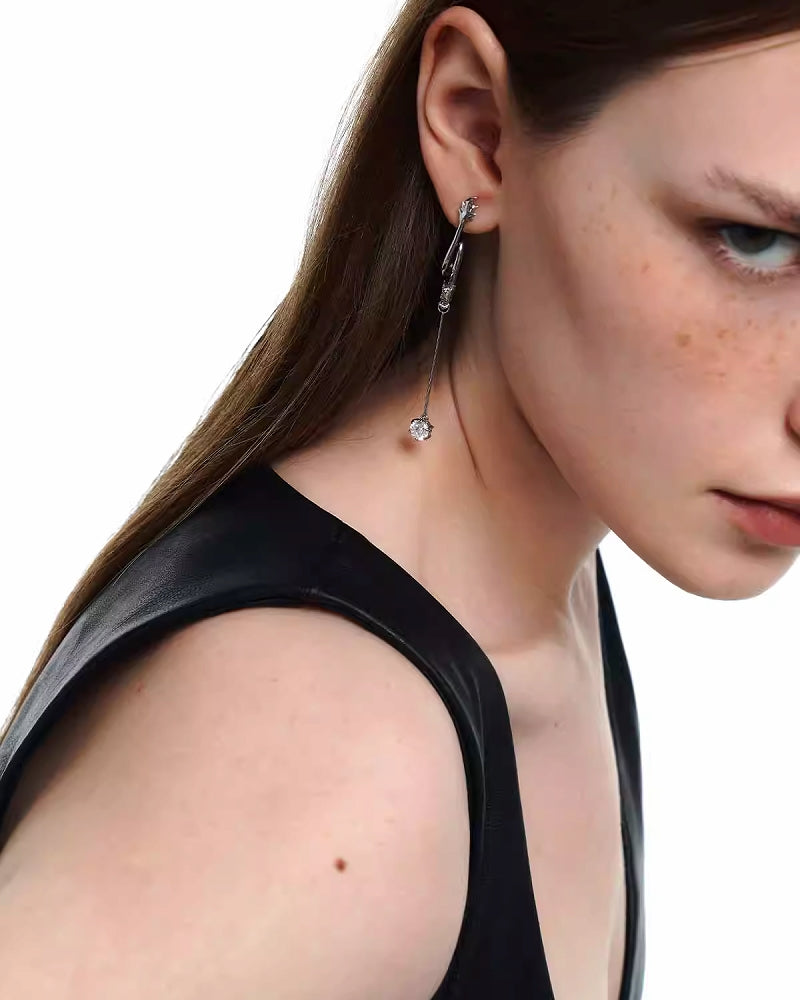 Dragon Tattoo Tassel Earrings