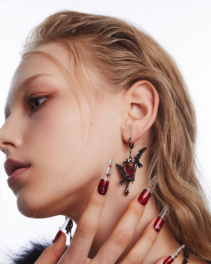 Raven Cage Earrings