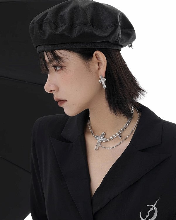 Baldwin IV Pride Cross Earrings