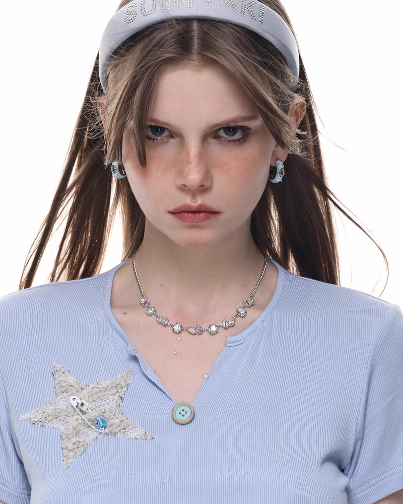 Jellybean Purple Blue Dopamine Necklace