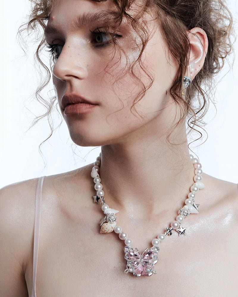 Seaside Girl Butterfly Necklace