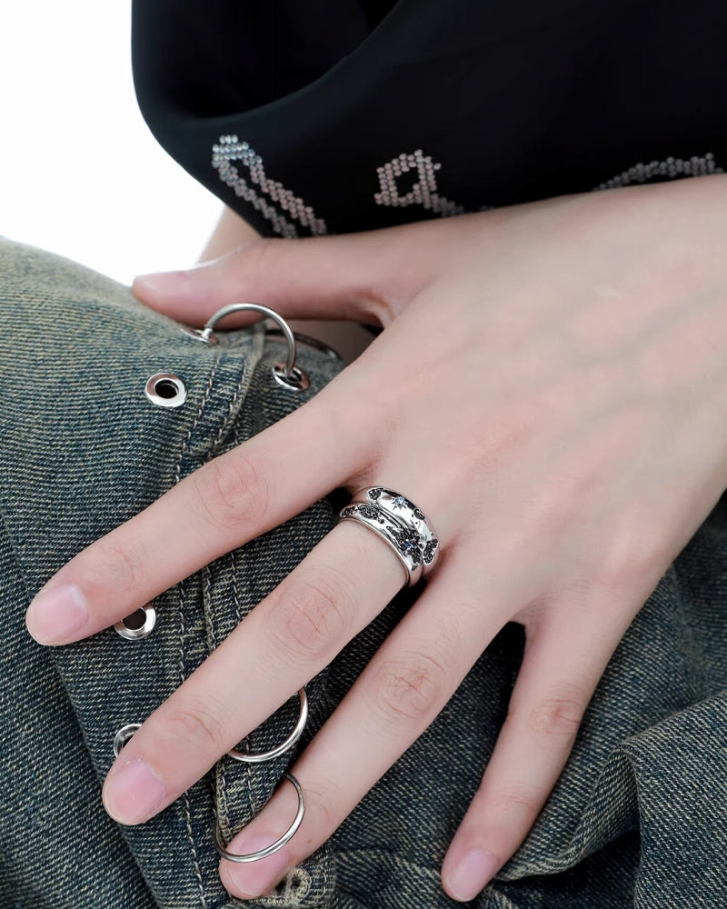 Star Map Pair Ring