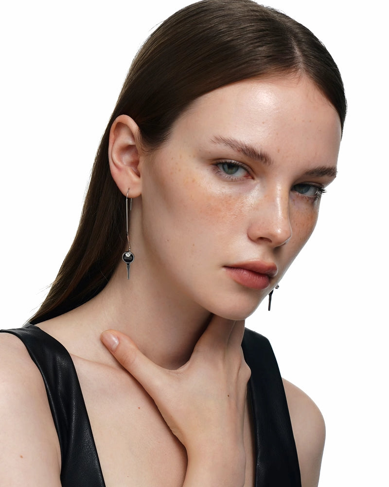 13 Hour Key Earrings