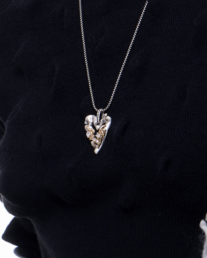 Lava Heart Necklace
