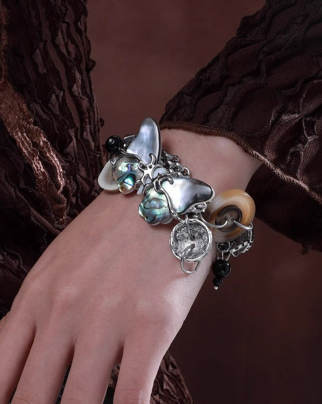 Butterfly Island Button Bracelet