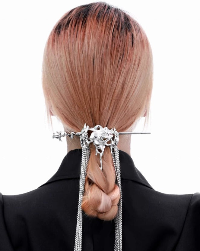 Rose Tassel Hairpin