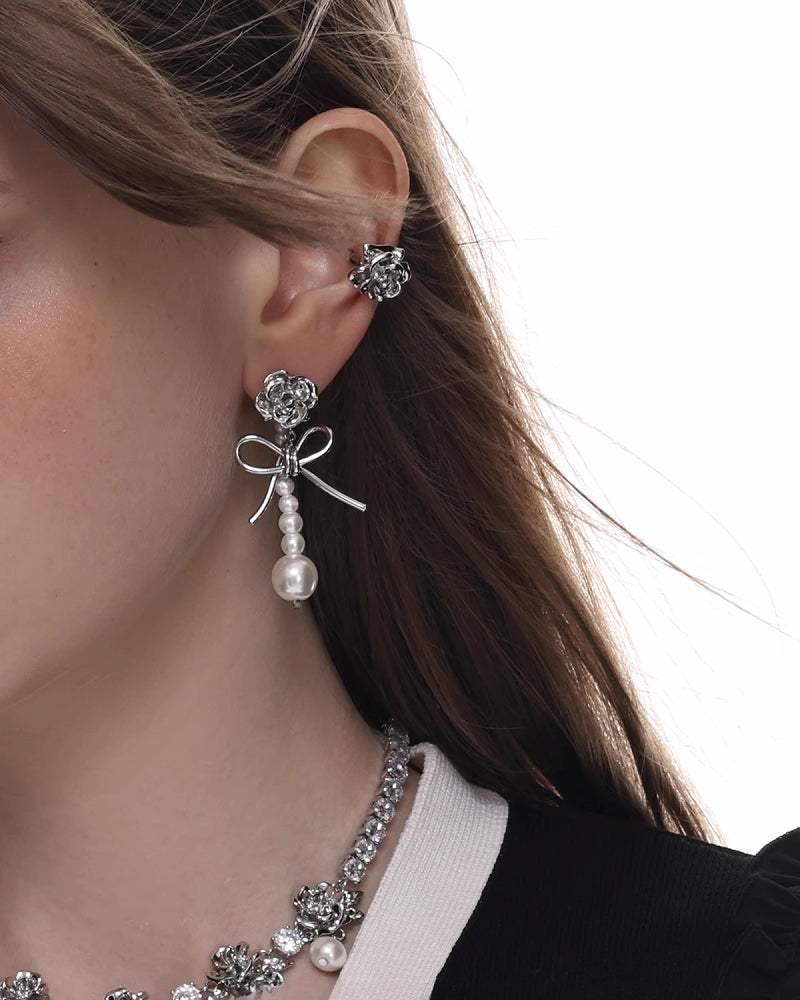 War of the Roses Drop Long Earrings