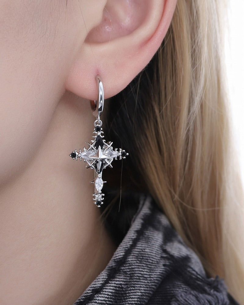Star Attraction Cross Earrings 02