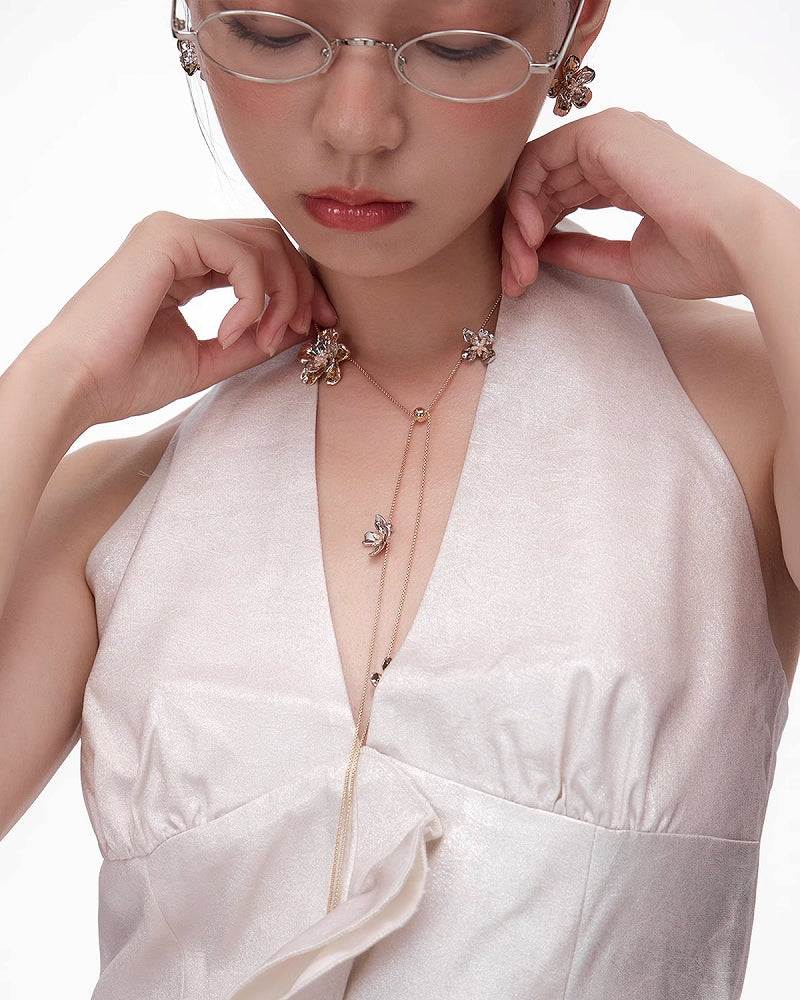 Vintage Flower Necklace
