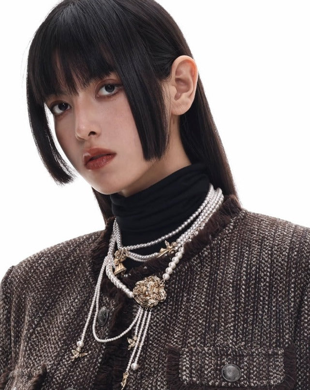 Maillard Layer Angel Necklace