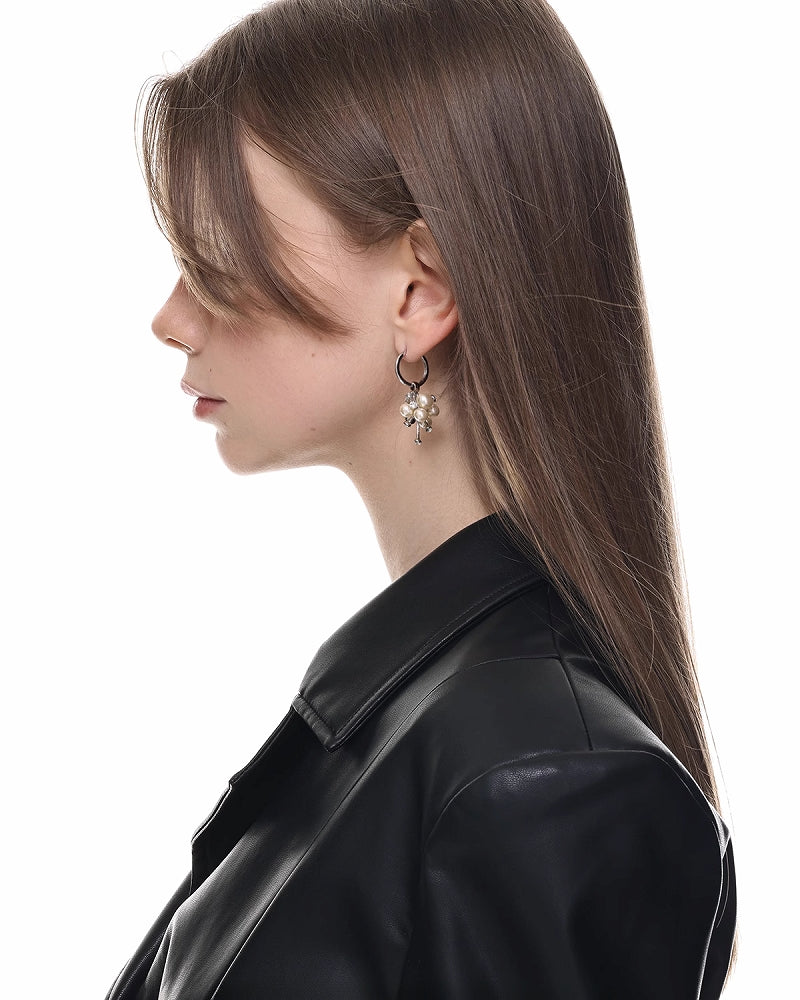 Radiating Creative Pearl Earrings