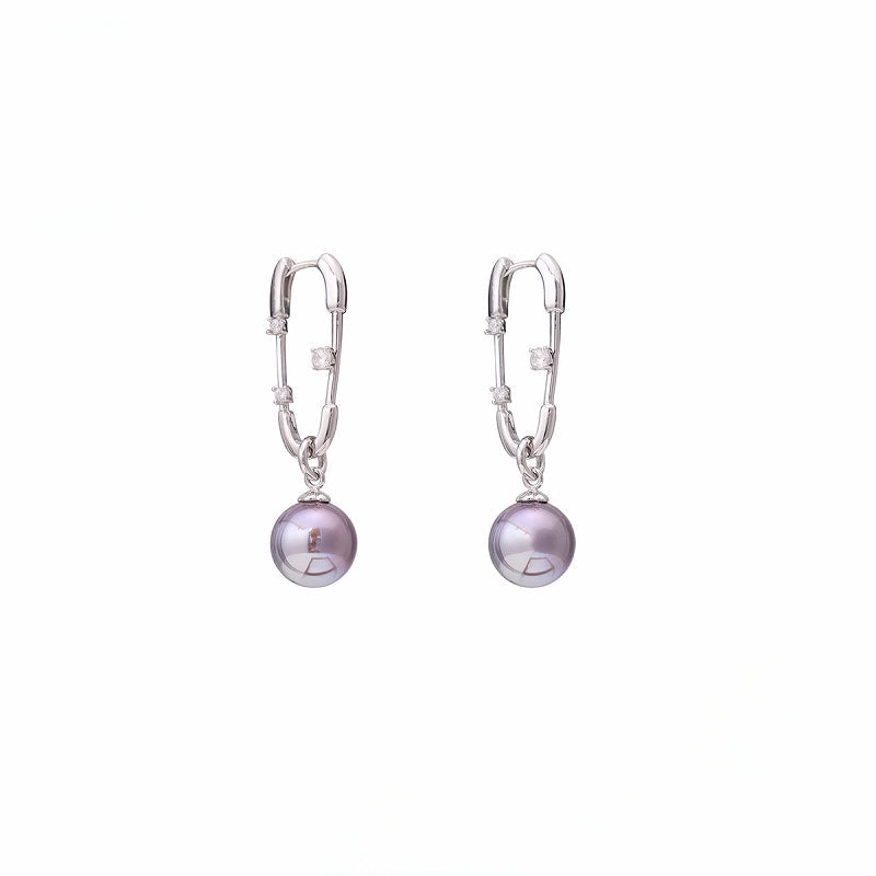 Pin Pearl Earrings