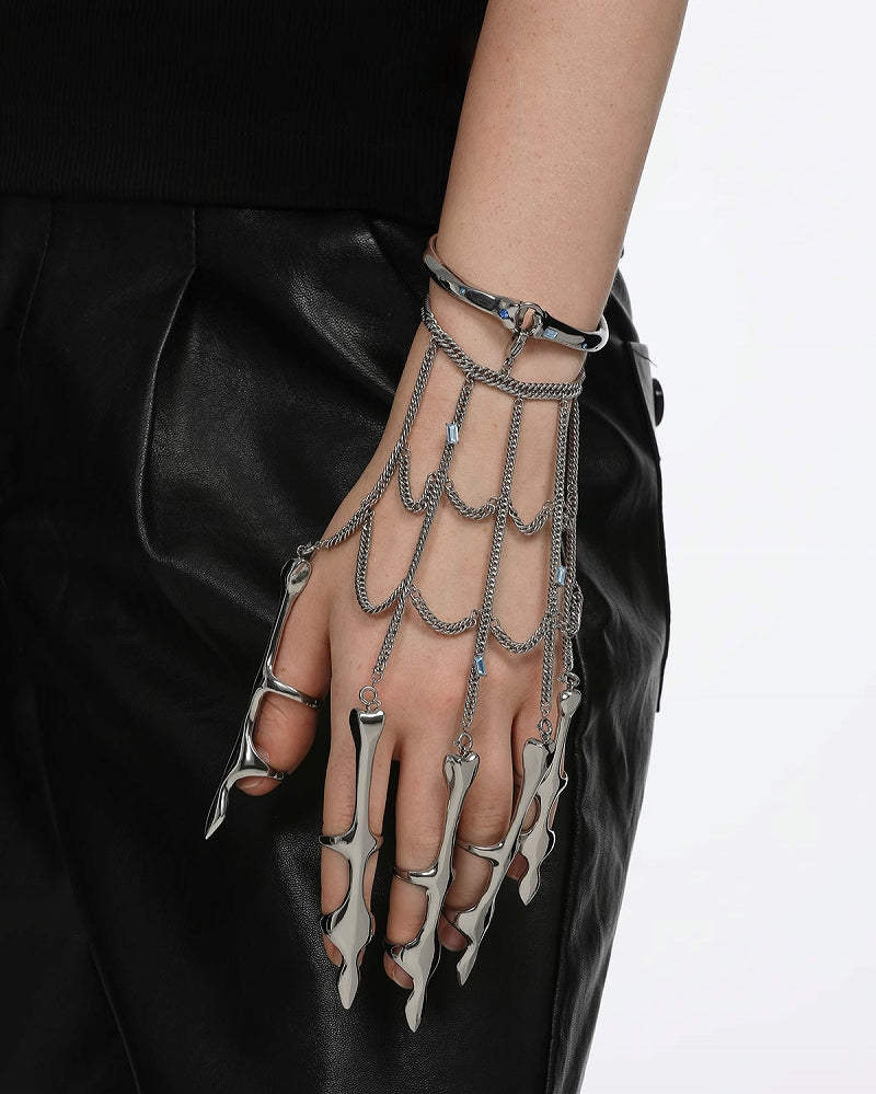 The X-Files Skeleton Palm Ring & Bracelet