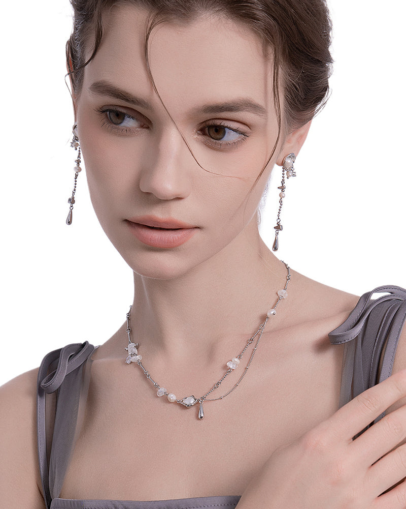 Pearl Tassel Earrings
