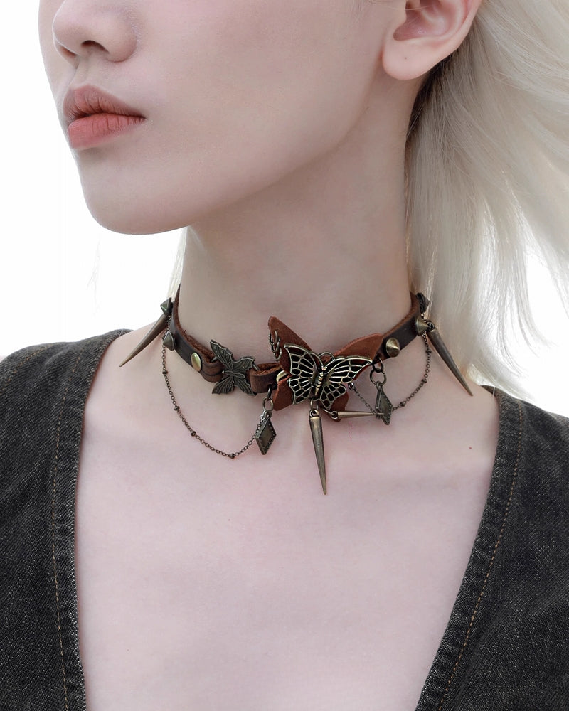 Wasteland Butterfly Island Retro Choker