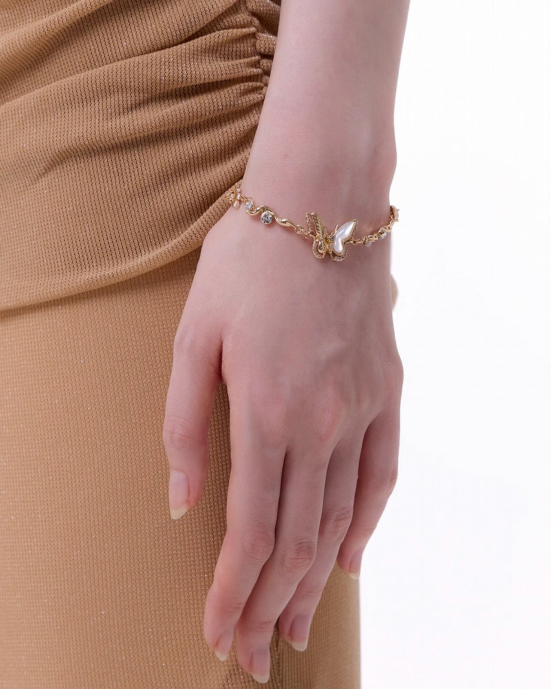 Golden Butterfly Bracelet
