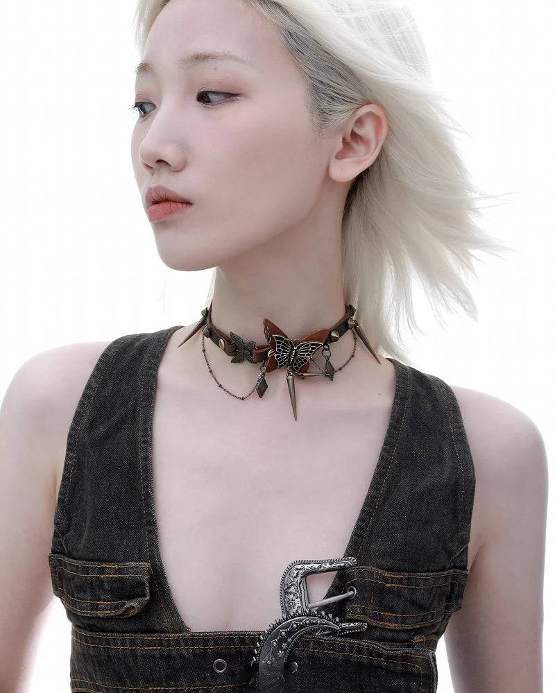 Wasteland Butterfly Island Retro Choker