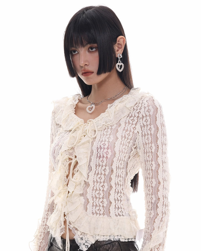 Cream Heart Love Necklace