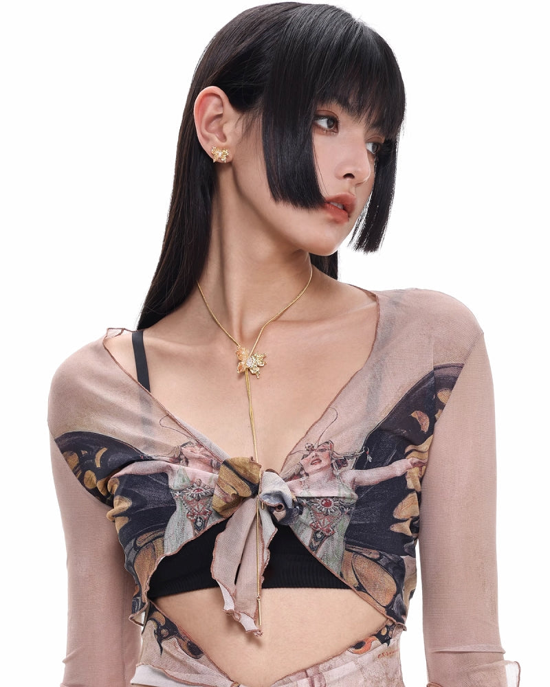 Butterfly 3D Illusion Earrings