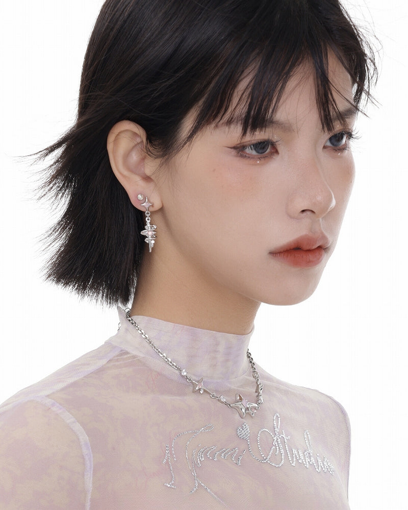 Star Twine Tree Earrings