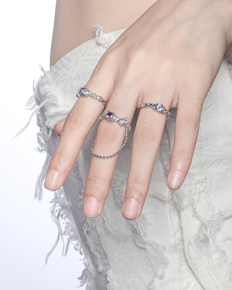 Frozen Wind Purple Ring
