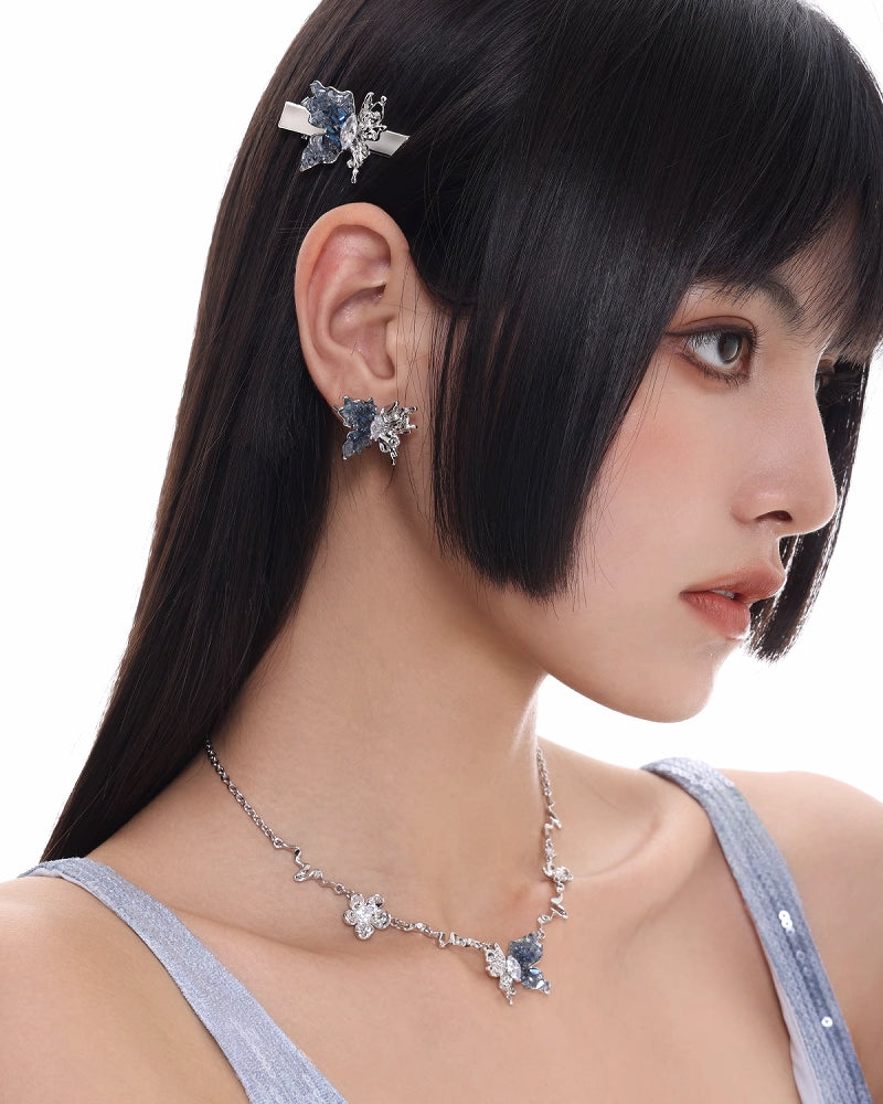 Galaxy Butterfly Necklace